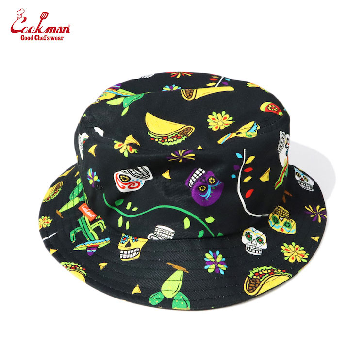 COOKMAN USA 233-31168 BUCKET HAT MEXICO 漁夫帽 (墨西哥亡靈節圖樣) 化學原宿