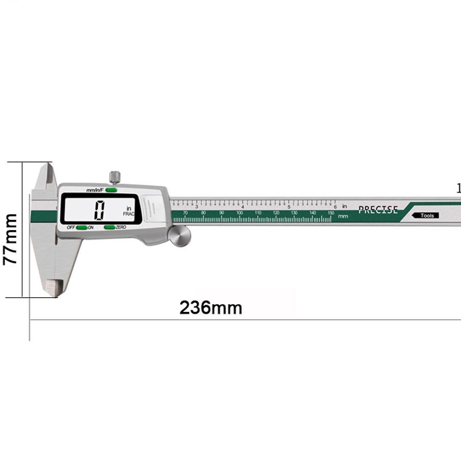 遊標尺  不銹鋼 高精度電子液晶 數字顯示 遊標卡尺 測量範圍0-150mm