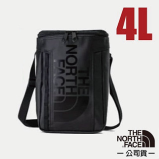 【美國 The North Face】兒童款 大Logo多功能印花直筒休閒單肩包4L.隨身包/52T9-JK3 黑