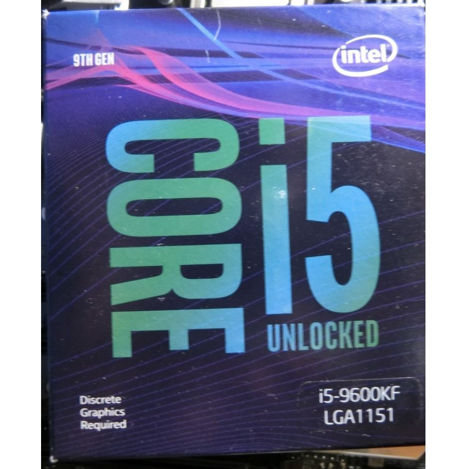 intel i5 9600kf盒裝cpu