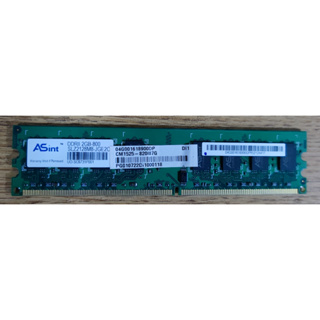 #ASint #DDR2 800 2GB #DRAM 2RX8 桌上型記憶體 #昱聯科技 SLZ2128M8