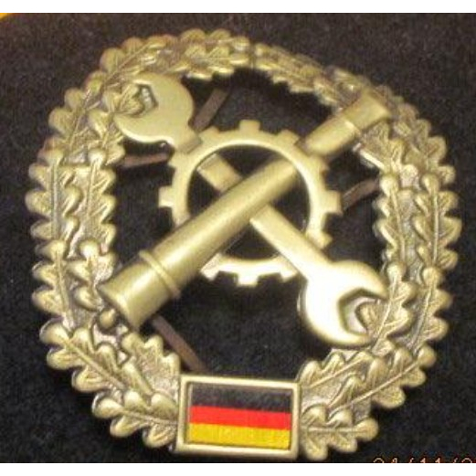 德軍公發 砲兵機械部隊貝雷帽徽