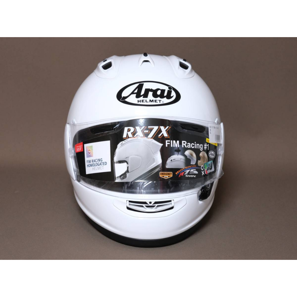 二手 Arai RX-7X FIM RACING #1 安全帽 XL 白色