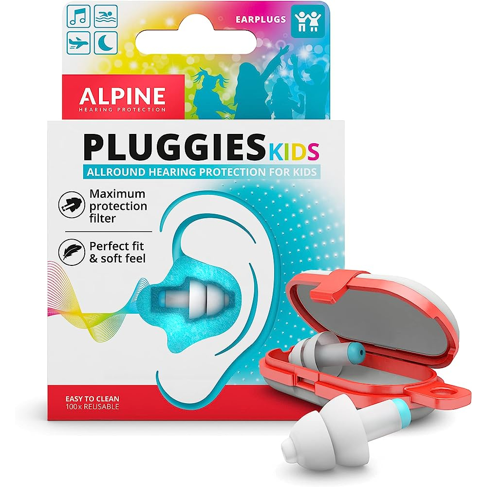 【領域音樂】ALPINE PLUGGIES KIDS 兒童防水耳塞  讀書耳塞 洗澡 游泳 午休 兒童耳塞