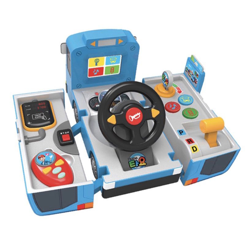 韓國正品 小巴士TAYO 變身駕駛玩具組一韓國人氣玩具 音樂 駕駛 '2合1玩具 方便收納 小小駕駛員🇰🇷😁禮物