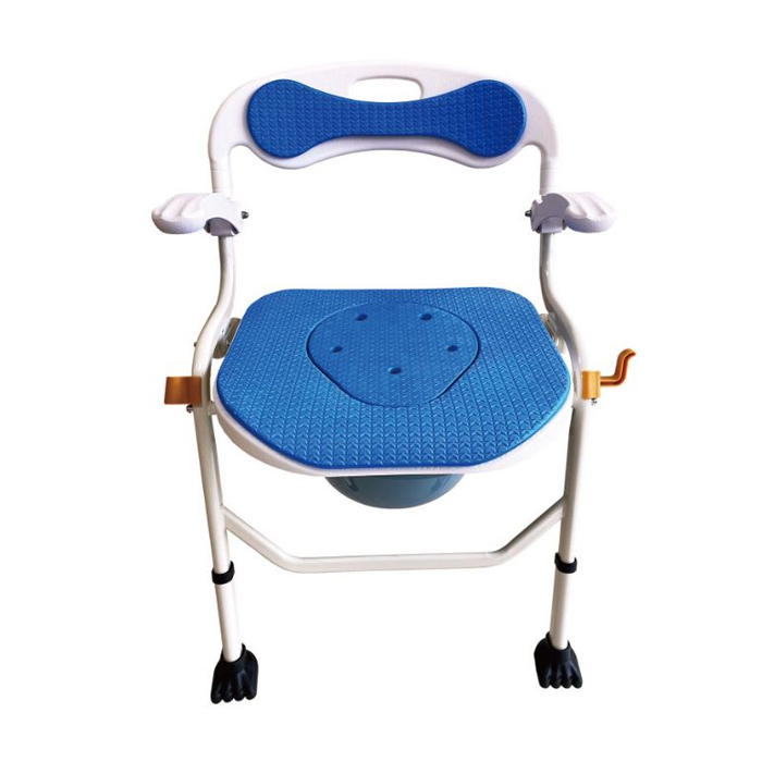 【海夫健康生活館】RH-HEF 折疊便盆式 有扶手 靠背 座面舒適 便盆沐浴椅(ZHCN2209)
