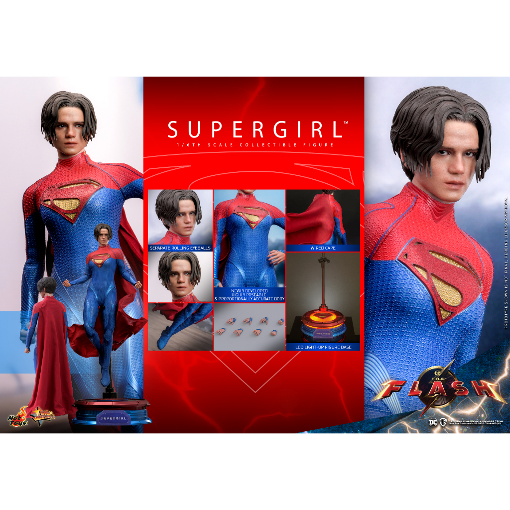 預購 Hot Toys – MMS715 –《 閃電俠》1/6比例 超少女 非 MMS200 MMS343 MMS465