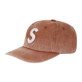 Supreme Pigment Print S Logo 6P FW22水洗S六片帽 棕色 SUP-331 [現貨]