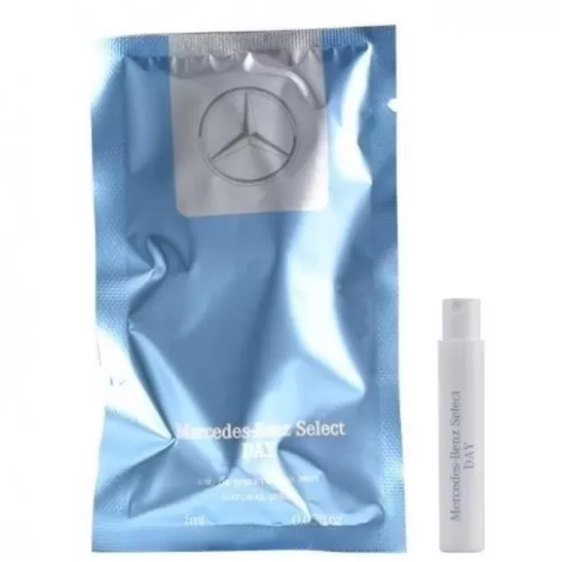 【原裝噴式針管】Mercedes-Benz 賓士 Select DAY 日之耀男性淡香水 1ML 噴式