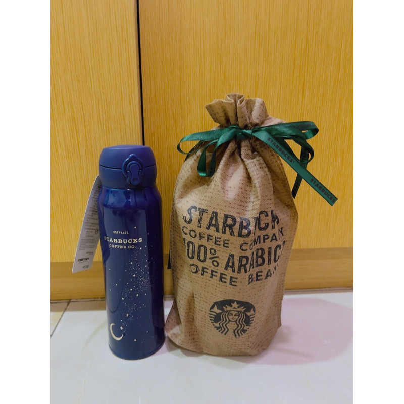 全新現貨 Starbucks 夏夜深藍月亮保溫瓶