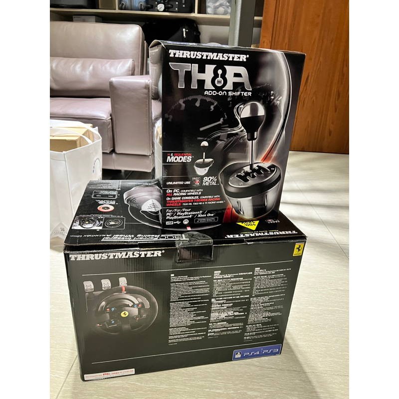 T300 Ferrari 法拉利力回饋方向盤及Th8A 排檔器 圖馬斯特 Thrustmaster