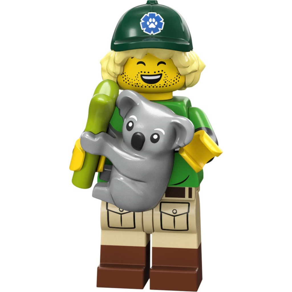LEGO樂高 71037 第24代人偶包 Conservationist 動物保育員與無尾熊