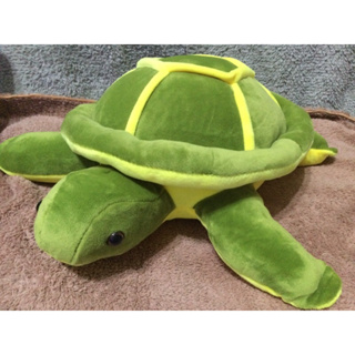 細緻可愛海龜造型絨毛玩偶 可愛綠蠵龜卡通造型絨毛玩偶 海龜絨毛玩偶 細緻可愛海龜玩偶擺飾 約30＊26＊12cm