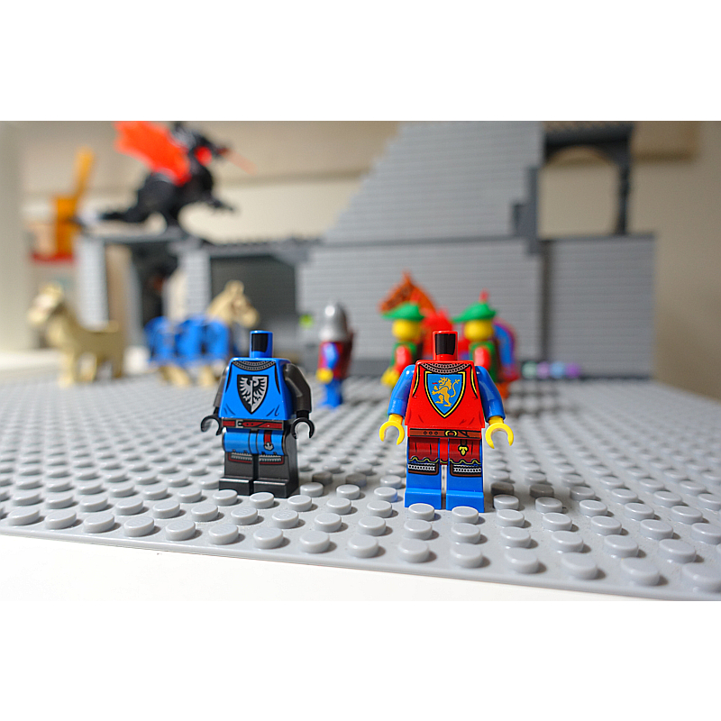 AndyPB 樂高LEGO 10305盒組士兵的身體+腳/人偶/城堡/黑鷹/獅子/鷹國/獅國