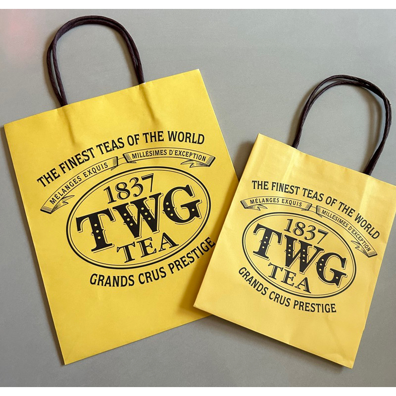 ［保留中！］（全新）TWG Tea紙袋—1中1小合賣 新加坡專櫃帶回