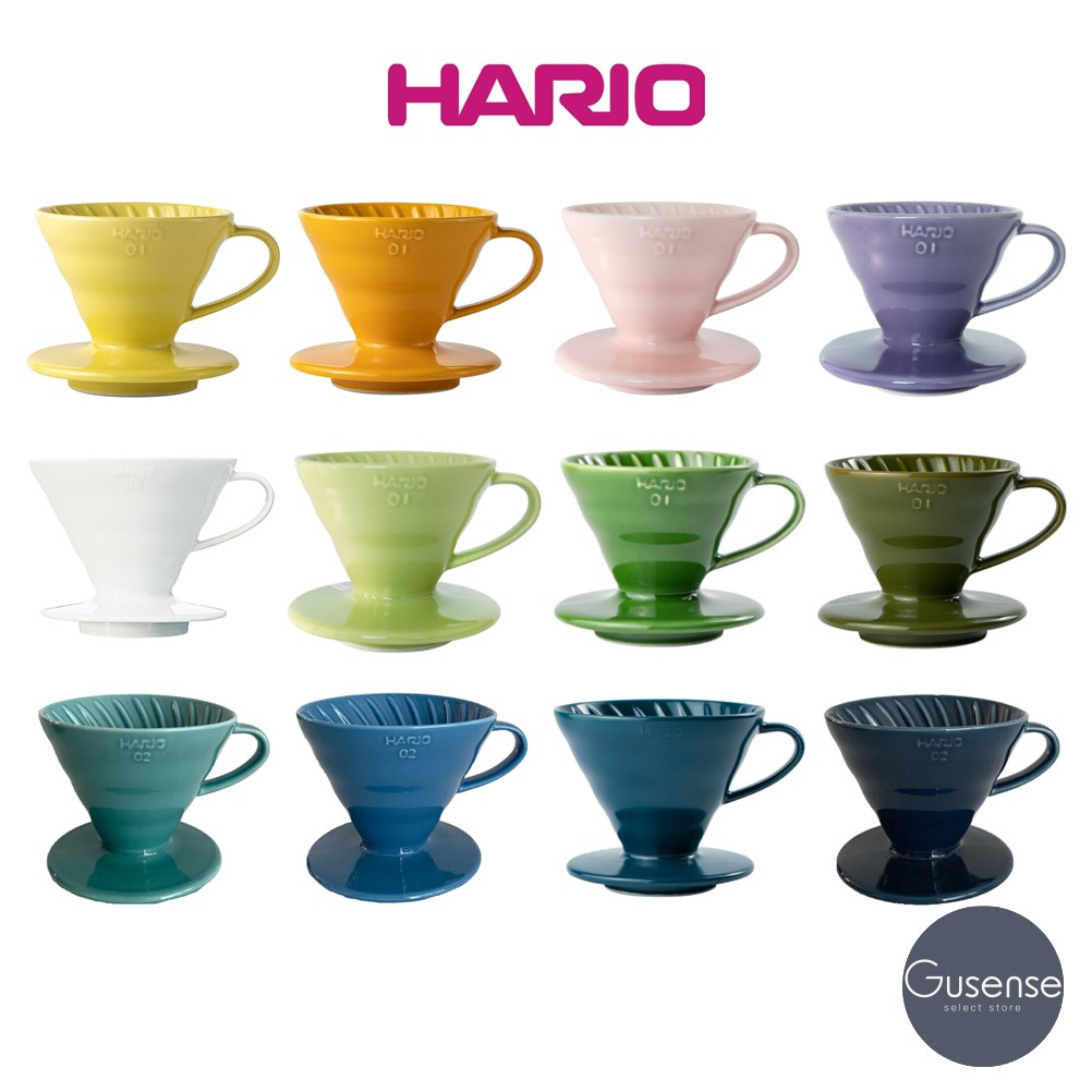 HARIO V60彩虹磁石濾杯01/02 有田燒 手沖濾杯 Gusense Select