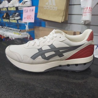 ASICS TIGER JOGGER X81 男女款 正常楦 運動 休閒鞋 1201A744-105 米白灰紅 麂皮
