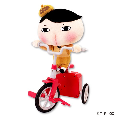 日本 正品 屁屁偵探 屁屁 偵探 玩偶 娃娃 三輪車 腳踏車 電動 騎腳踏車 大款 擺飾 布偶