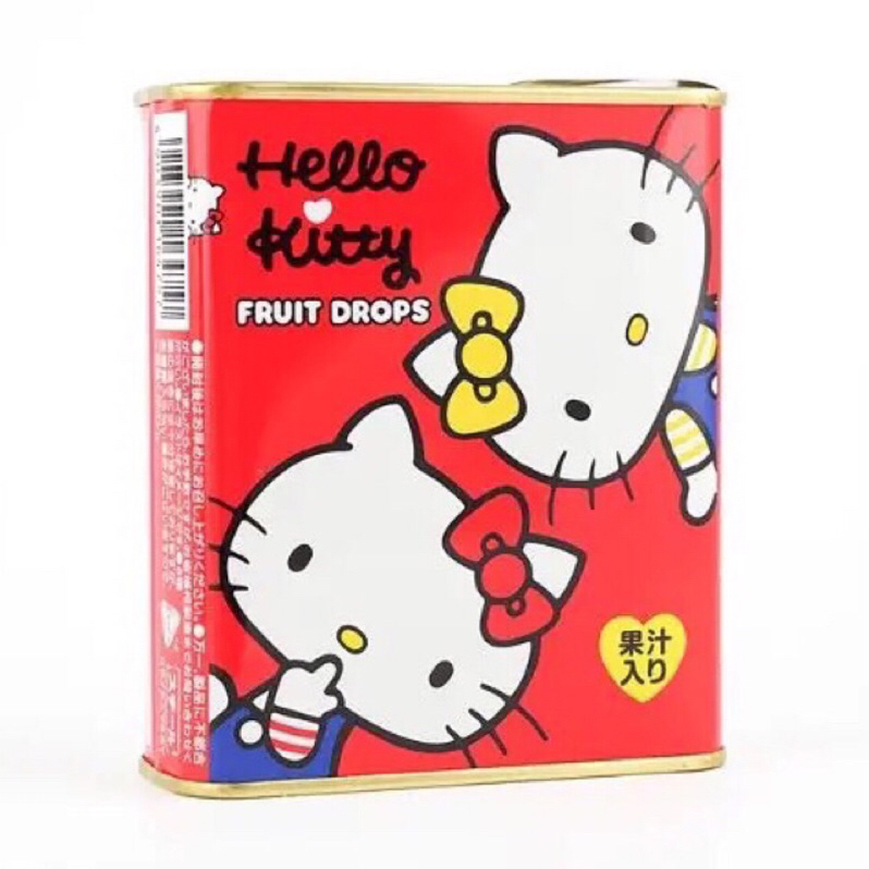 日本 佐久間製菓 Hello Kitty 凱蒂貓 糖果罐 綜合水果風味糖果 鐵罐裝