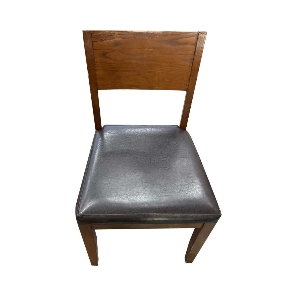 宏品全新二手家具電器 F62628*木紋皮餐椅* 餐桌 辦公椅 沙發 原木椅 高腳椅 餐桌椅 茶几 中古傢俱 冷氣空調