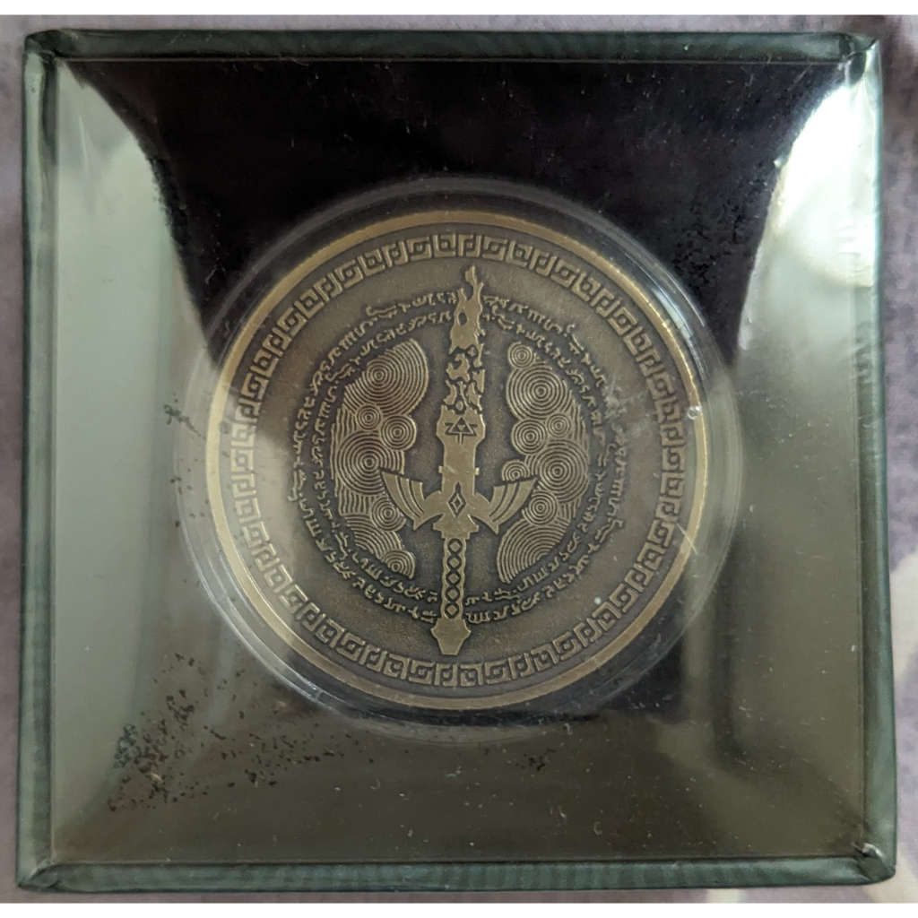 全新現貨 薩爾達傳說 王國之淚 紀念幣 典藏紀念幣 巴哈姆特專屬特典