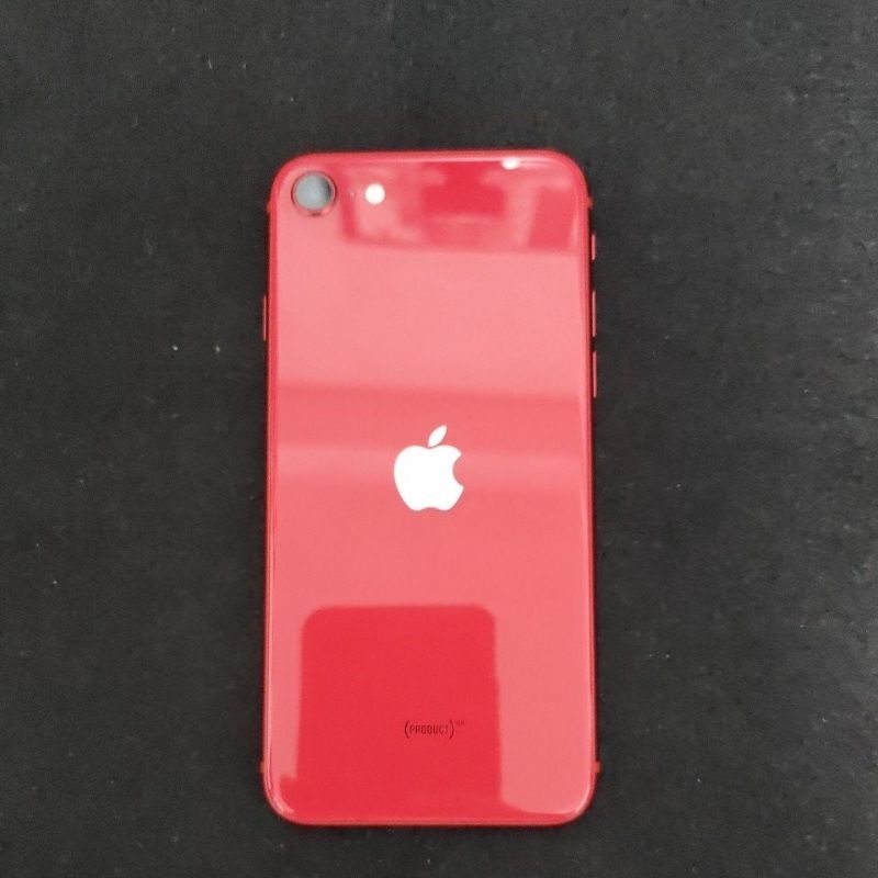 【現貨二手】無保固 有外盒 iPhone SE2(2020) 紅色 128G 狀況良好 有保護貼 無充電線&amp;豆腐頭 二手