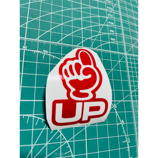 🌟 金手指 貼紙 手指 UP 車貼 紅色 迪奧 dio dj1