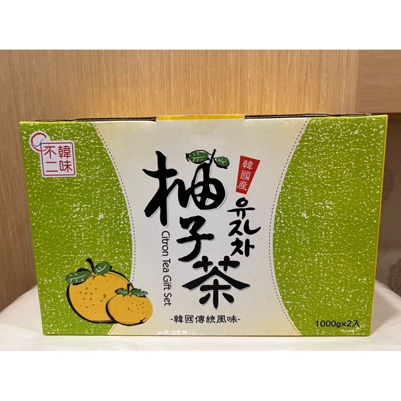 (現貨）Costco韓味不二水果茶飲組 生黃金柚子茶(果醬) 1組2入  柚子醬