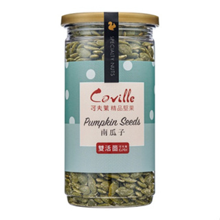 Coville 可夫萊 雙活菌烤南瓜子 200g/罐(另有即期品效期至2024.06.25)