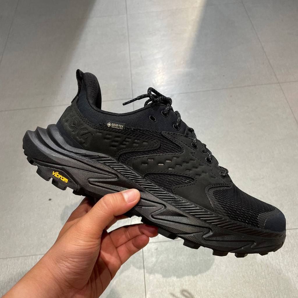 BTW 法國 Hoka One One 男 Anacapa 2 Low GTX 防水多功能 登山鞋 黑 日系 山系 穿搭