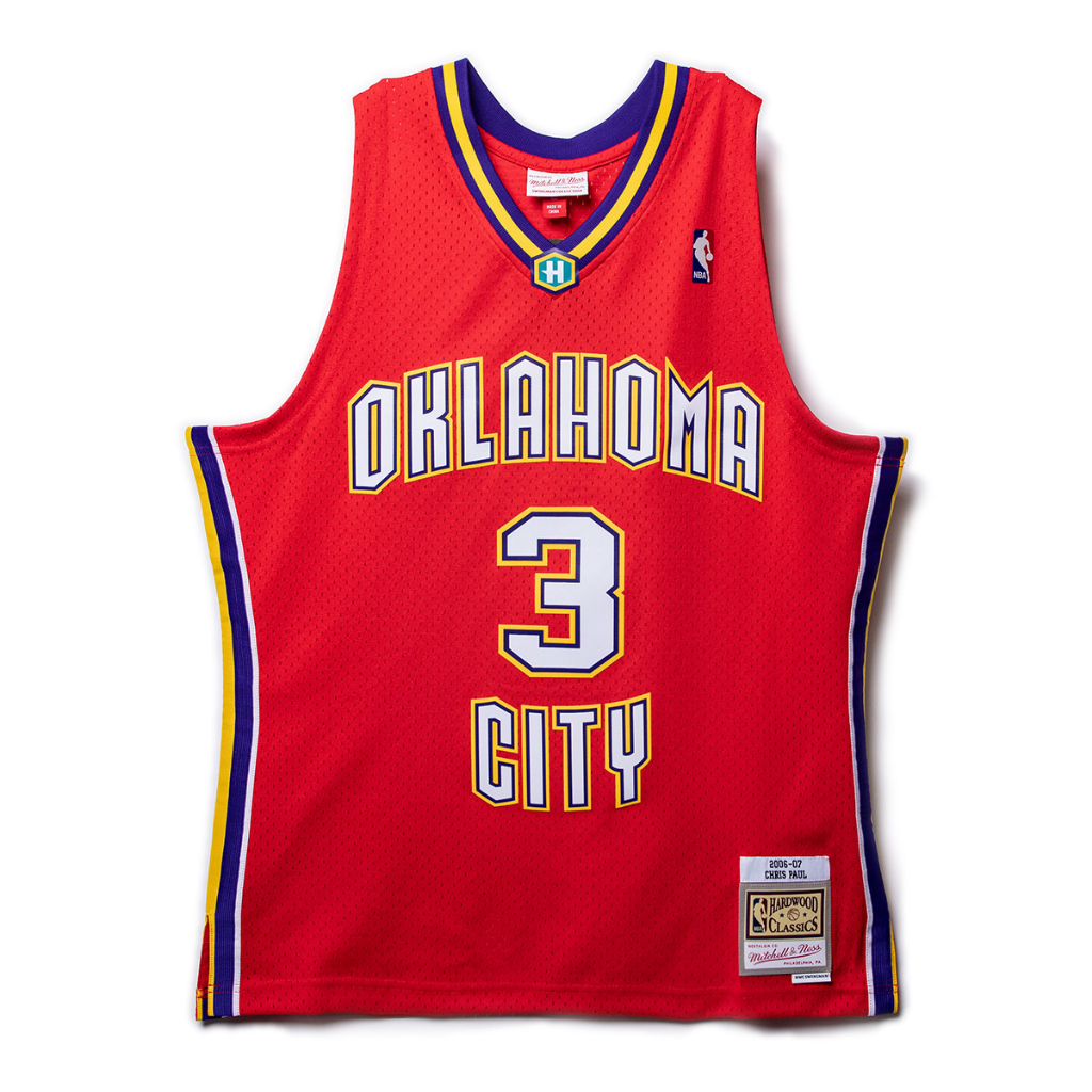 NBA 球迷版球衣 Chris Paul #3 2006-07 Road 黃蜂 紅