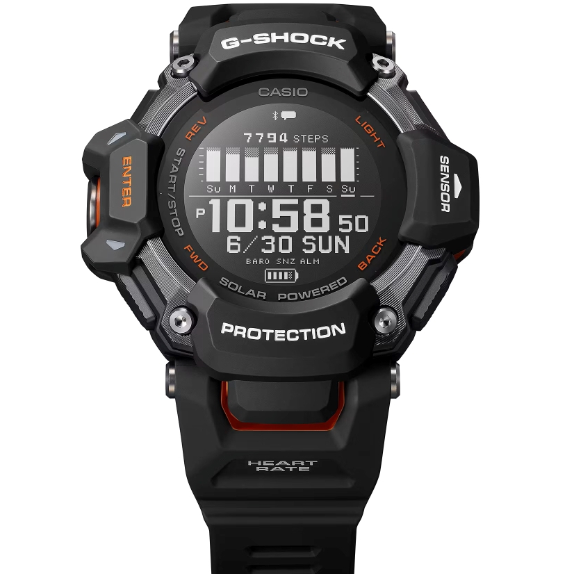 CASIO 卡西歐 G-SHOCK 心率偵測 GPS功能  血氧 運動系列 GBD-H2000-1A