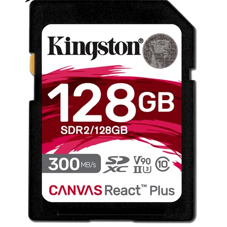 《sunlink》金士頓 Kingston Canvas React Plus SD 記憶卡128GB SDR2/128