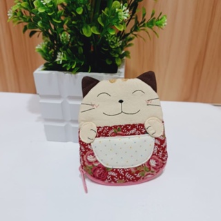 🌺現貨🌺全新 kiro貓 拼布 可愛立體造型鑰匙包 鎖包 小物收納 錢包 零錢包