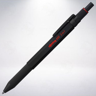 德國 洛登 紅環 rOtring 600 3-in-1 複合型筆記具: 黑色/Black