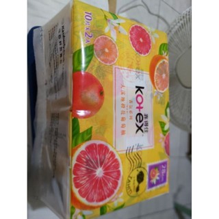 夜用28cm 繽紛色彩好心情~Kotex 靠得住衛生棉-大溪地橙花葡萄柚 28cm (10片×2）效期到2024.9