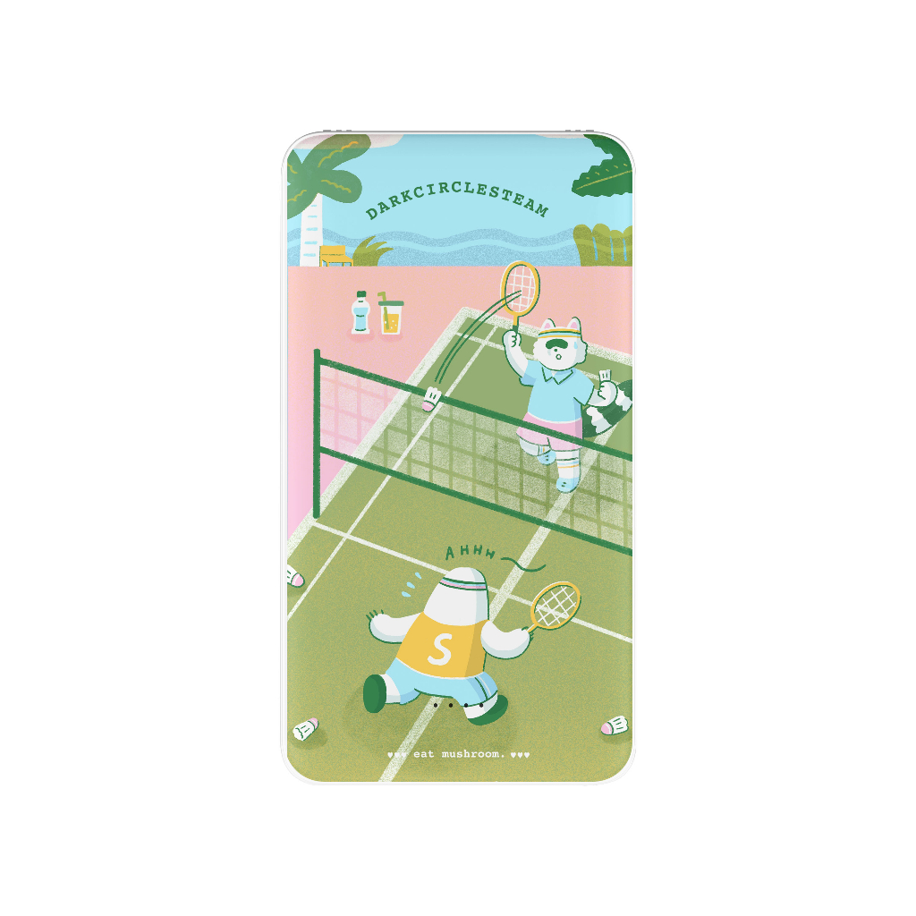 【TOYSELECT】食菇tennis game雙線快充10000mAh行動電源