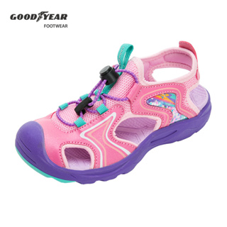 GOODYEAR固特異【閃耀星光】童鞋 護趾束扣運動涼鞋 粉 / GAKS38913/K Shoes Plaza