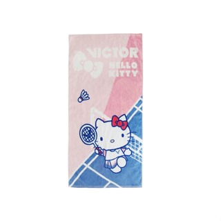 Ψ山水體育用品社Ψ【勝利 羽球鞋】勝利 VICTOR x HELLO KITTY 聯名浴巾 C-4182 毛巾 浴巾