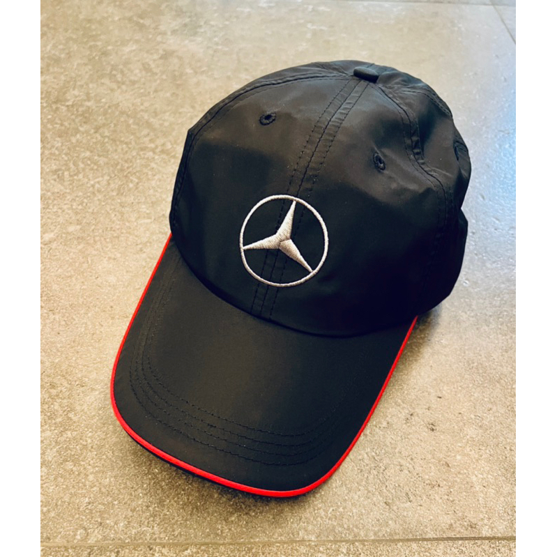 ❤️全新 Mercedes Benz AMG《賓士原廠正品 》新款三芒星經典棒球帽 帽子 鴨舌帽 高爾夫球帽（白、黑）