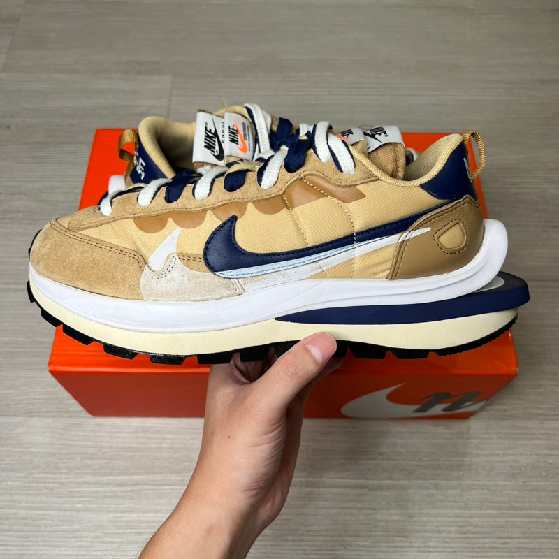 Nike x Sacai vaporwaffle 奶茶