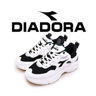 【DIADORA】男 迪亞多那 運動生活時尚慢跑鞋 老爹鞋系列(白黑綠 73162)