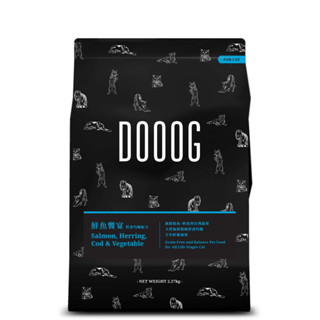【DOOOG】天然無穀貓糧 鮮魚饗宴 2.27kg 全齡貓 挑食貓