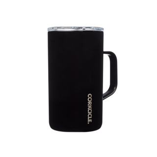 美國CORKCICLE Classic系列三層真空咖啡杯650ml-黑/白