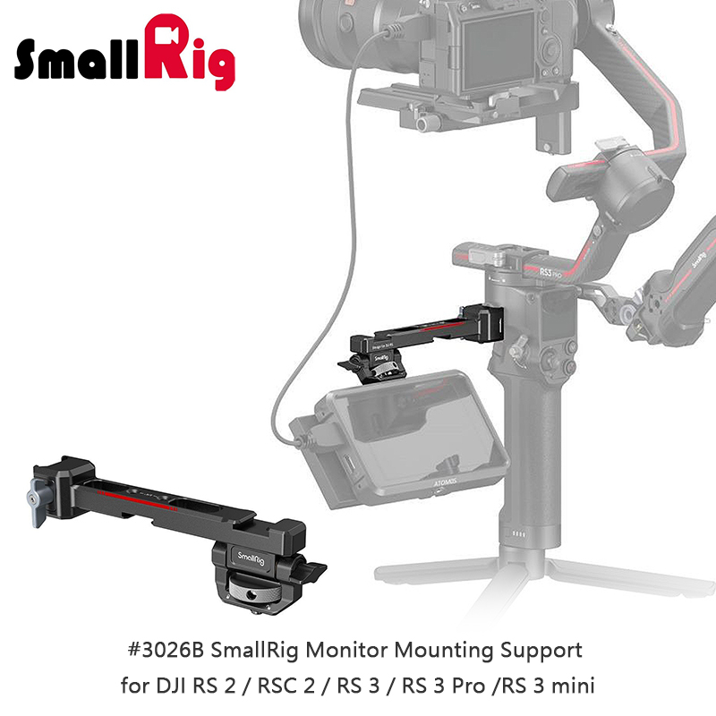 三重☆大人氣☆ SmallRig 3026 B NATO 冷靴 螢幕支架 for RS2 RS3 RS4 pro