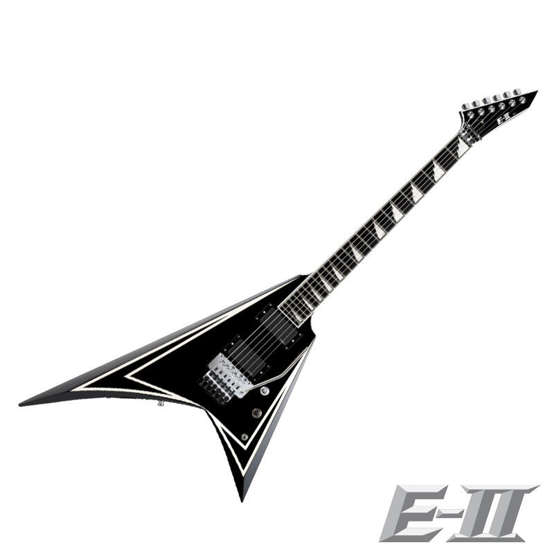 預購【又昇樂器】日廠 ESP E-II SV BLK 大搖座 主動式 雙雙 電吉他