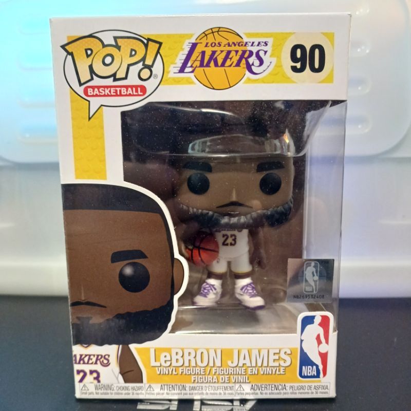 Funko POP! NBA - Los Angeles Lakers LeBron James - White #90