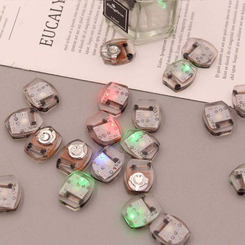 10個裝 LED閃光震動機芯 閃光燈觸碰小彩燈驅蚊燈 diy髮夾頭飾燈配件