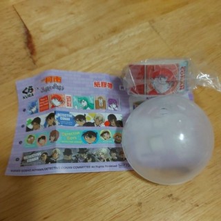名偵探柯南 黑鐵的魚影 藏壽司 扭蛋 別針 紙膠帶