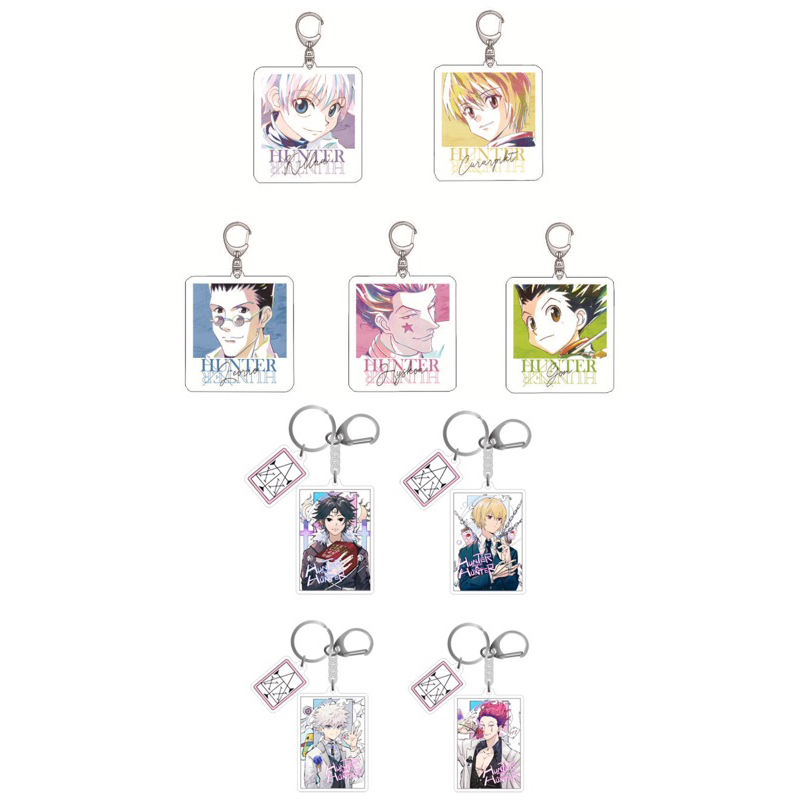 ⚡️J⚡️【現貨】獵人 動漫周邊 吊飾鑰匙圈 掛飾 小傑 奇犽 酷拉皮卡 雷歐力 西索 伊爾迷 庫洛洛•魯西魯